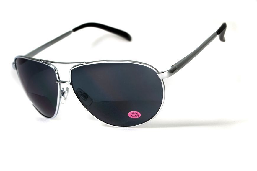 Окуляри біфокальні (захисні) Global Vision Aviator Bifocal (+3.0) (gray), чорні біфокальні лінзи в металевій оправі 1АВИБИФ-Д3.0 фото Окуляри біфокальні (захисні) Global Vision Aviator Bifocal (+3.0) (gray), чорні біфокальні лінзи в металевій оправі 1АВИБИФ-Д3.0 фото
