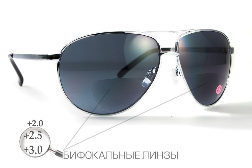 Окуляри біфокальні (захисні) Global Vision Aviator Bifocal (+3.0) (gray), чорні біфокальні лінзи в металевій оправі 1АВИБИФ-Д3.0 фото Окуляри біфокальні (захисні) Global Vision Aviator Bifocal (+3.0) (gray), чорні біфокальні лінзи в металевій оправі 1АВИБИФ-Д3.0 фото