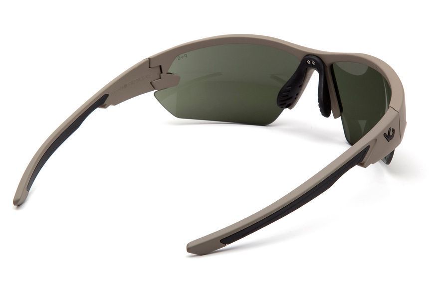 Окуляри захисні Venture Gear Tactical Semtex 2.0 Tan (forest gray) Anti-Fog, чорно-зелені в пісочній оправі 3СЕМТ-21 фото