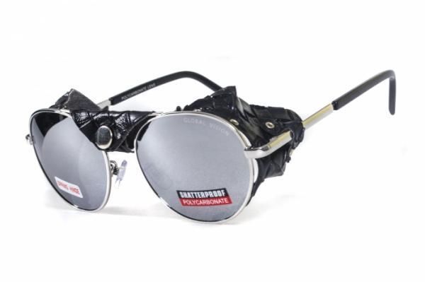 Очки защитные Global Vision Aviator-5 (silver mirror) зеркальные серые со съёмным уплотнителем 1АВИА5-70 фото Очки защитные Global Vision Aviator-5 (silver mirror) зеркальные серые со съёмным уплотнителем 1АВИА5-70 фото