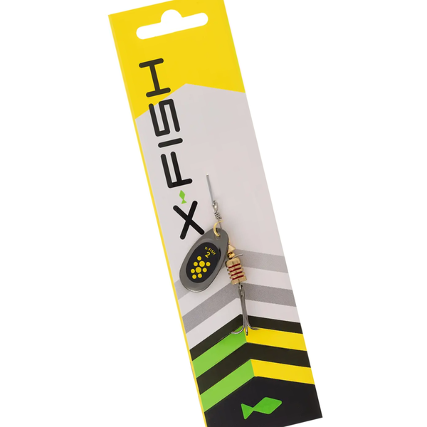 Блесна X-Fish Dark Side №2 4g Nikel black lime 111161 фото Блесна X-Fish Dark Side №2 4g Nikel black lime 111161 фото