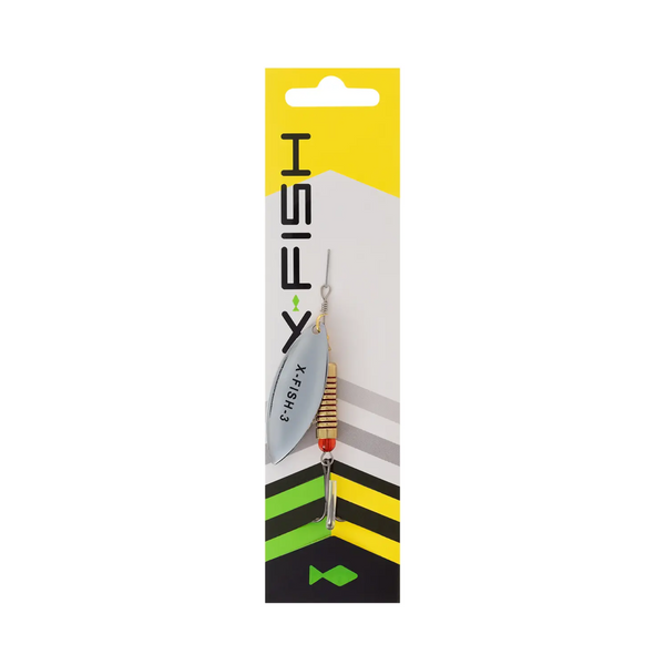 Блешня X-Fish Rampage №3 12.5g Silver 111033 фото Блешня X-Fish Rampage №3 12.5g Silver 111033 фото