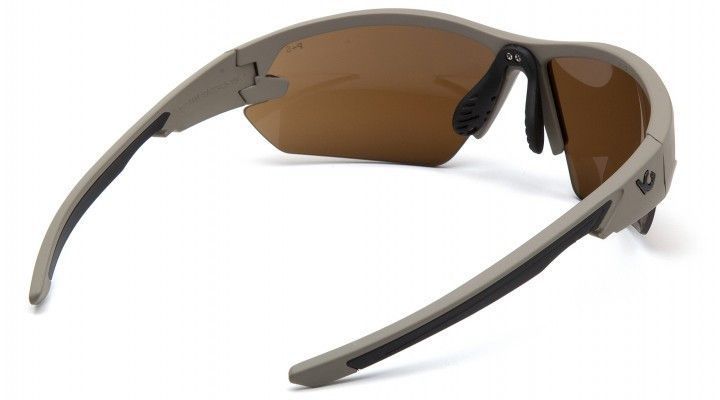 Очки защитные открытые Venture Gear Tactical Semtex Tan (Anti-Fog) (bronze) коричневые 3СЕМТ-50 фото