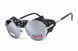 Очки защитные Global Vision Aviator-5 (silver mirror) зеркальные серые со съёмным уплотнителем 1АВИА5-70 фото 1