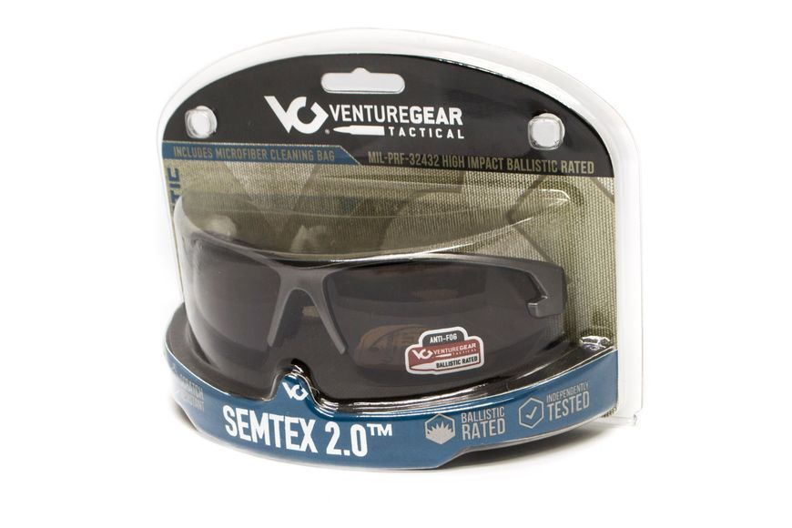 Очки защитные открытые Venture Gear Tactical Semtex Tan (Anti-Fog) (bronze) коричневые 3СЕМТ-50 фото