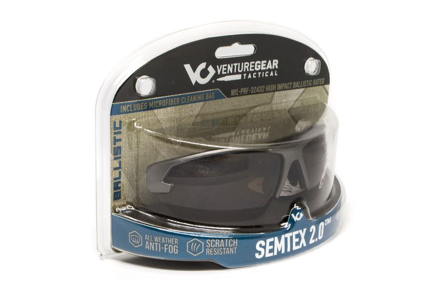 Очки защитные открытые Venture Gear Tactical Semtex Tan (Anti-Fog) (bronze) коричневые 3СЕМТ-50 фото
